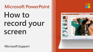 How To Record Your Screen And Embed In Powerpoint | Microsoft