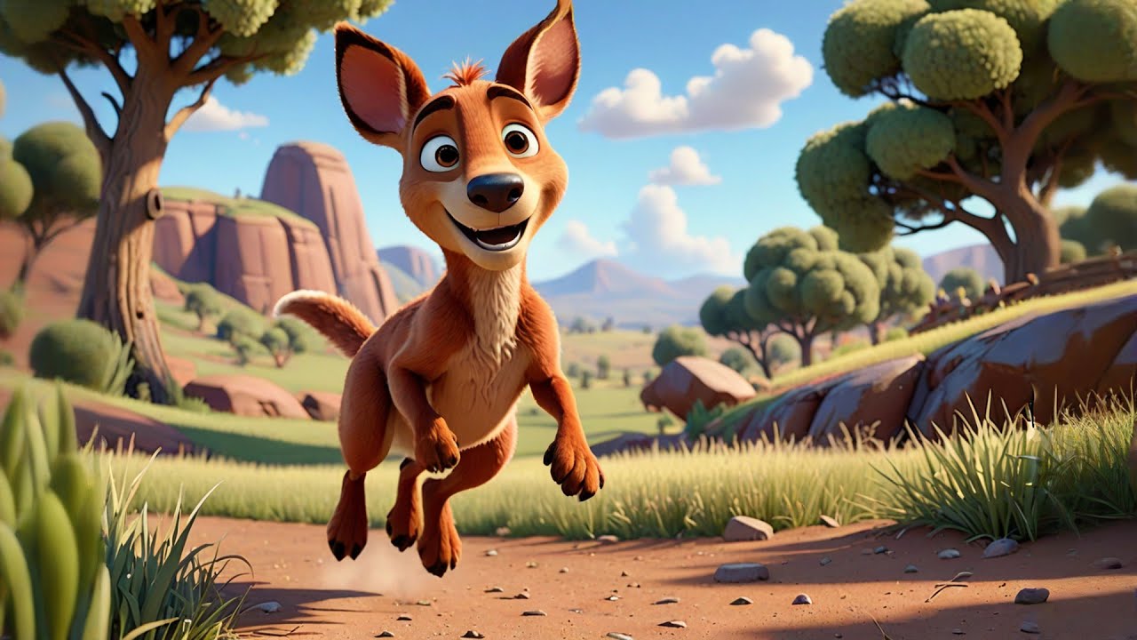 Jumping Joey and the Kangaroo Song | Fun Australian Animal Song for Kids | Nursery Rhymes