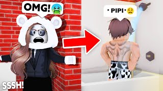 VIVO PER 24 ORE DA SPIA SU BROOKHAVEN ROBLOX! screenshot 1