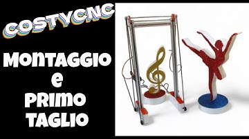 How mount costycnc ( montaggio mini ) foam cutter machine 2025 with mks dlc32 makerbase board