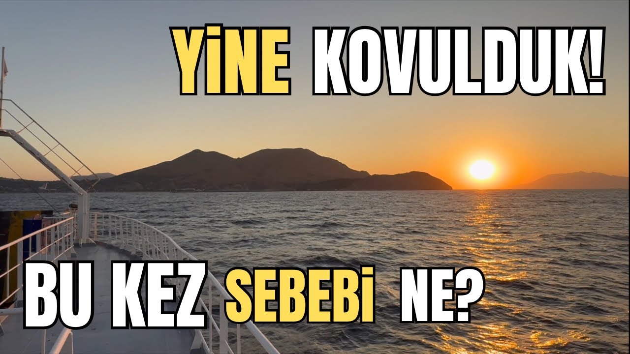 YİNE KOVULDUK; SEBEBİ ŞAŞIRTTI | GÖKÇEADA KARAVAN KAMPI