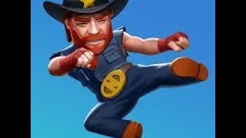 Nonstop Chuck Norris - RPG Offline🔘🔵🔴геймплей игры для Андроид