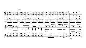 [Pēteris Vasks] String Quartet No.3 (Score-Video)