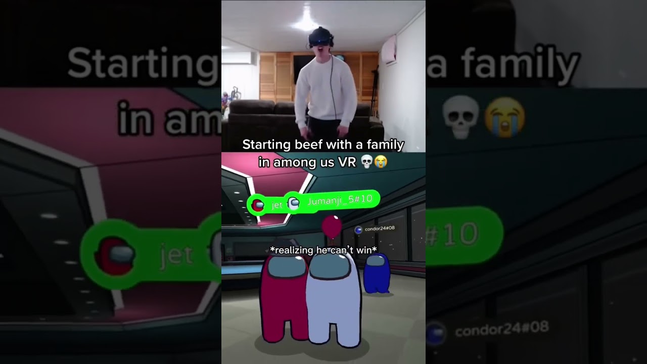 TROLLING A FAMILY IN AMONG US VR