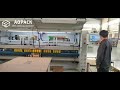 Aopack fanfold cardboard box making machine ff2800 inline flexo printing boxmakingmachine