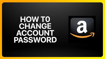 How To Change Amazon Seller Account Password Tutorial