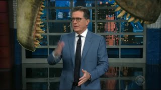 Stephen Colbert Swallowed Whole By T-Rex