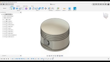 Piston Assembly using Fusion 360
