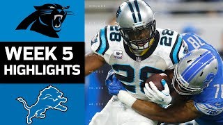 Panthers vs. Lions | NFL Week 5 Game Highlights