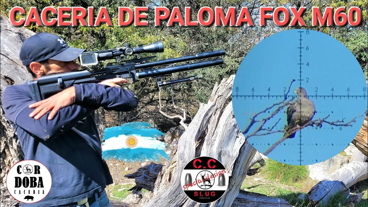 FOX M60 PCP caceria de paloma - ARTEMIS - SNOWPEAK - C.C SLUG