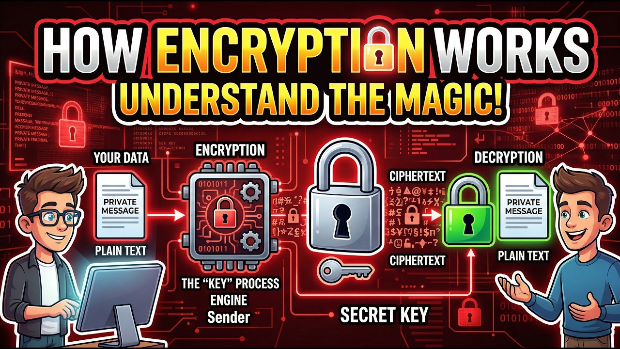 How Encryption Works – The Secret Language of the Internet. - YouTube