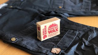 Vaxar In Fjällräven Keb Trousers Med Greenland Wax Vaxar In Fjällräven Keb Trousers Med Greenland Wax