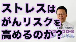 ストレスはがんリスクを高めるのか？【精神科医・樺沢紫苑】