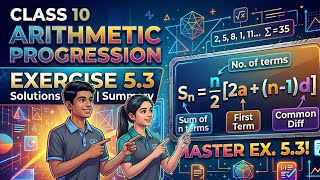 class 10th maths Arithmetic Progression NCERT Exercise 5.3 (Q4 to 11) Solutions 