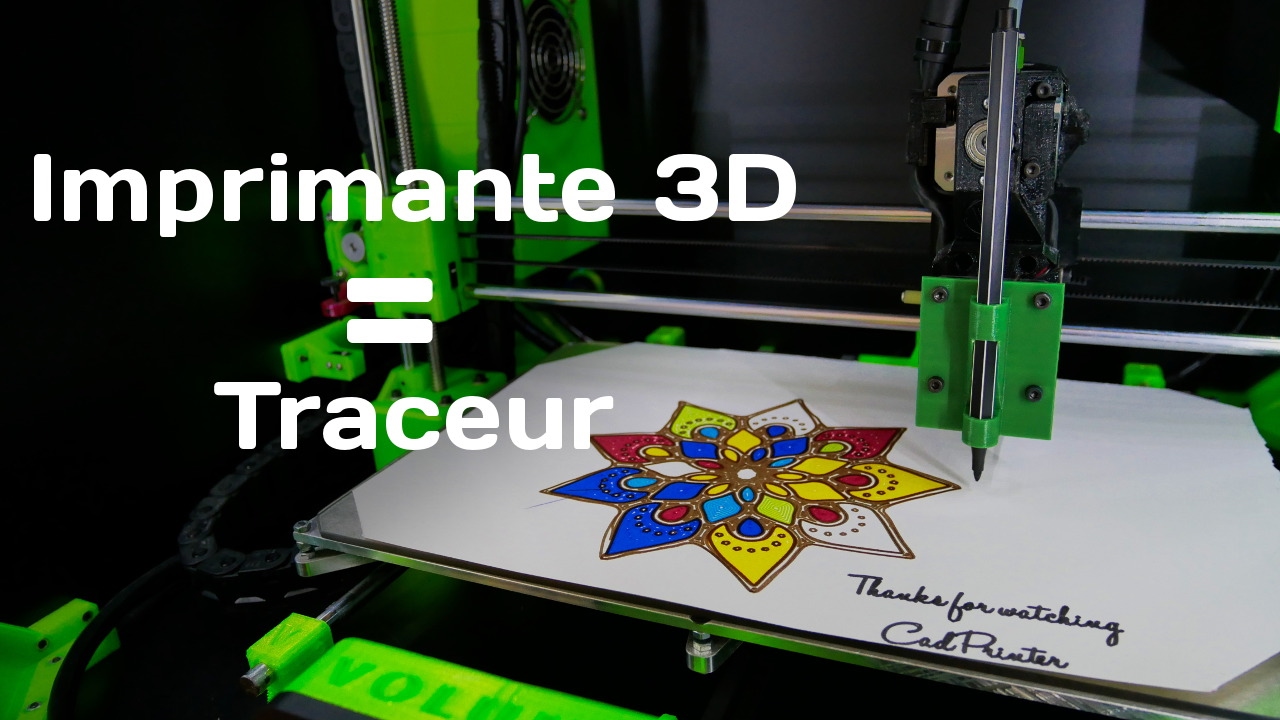 Transformer son Imprimante 3D en TRACEUR. - YouTube