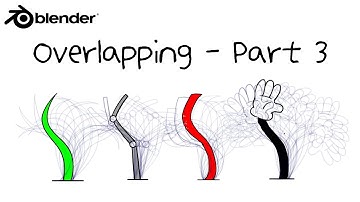 Twelve Principles of Animation - Overlapping (Part 3) #blender #animation #tutorial