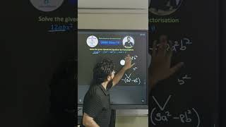 12abx² − (9a² − 8b²)x − 6ab = 0 Solve by factorisation method | Class 10 Quadratic Equations Extra