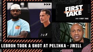 Lebron Took A Shot At Rob Pelinka - Jwill Reacts To James Tweet About The Rams Gm First Take