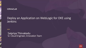 Deploy an Application on WebLogic for OKE using Jenkins