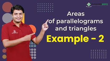 Class9th - Areas of parallelograms and triangles - Example 2