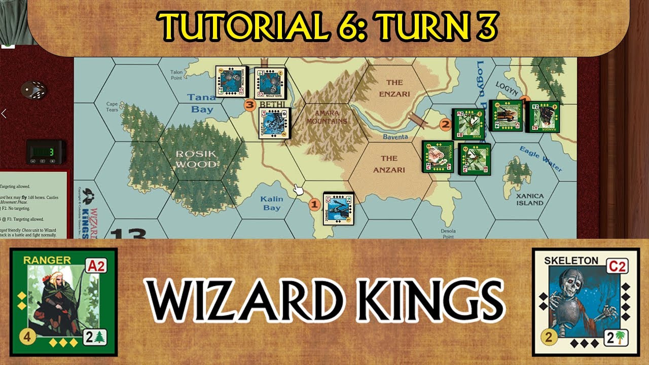 Wizard Kings Tutorial 6: Turn 3 - YouTube