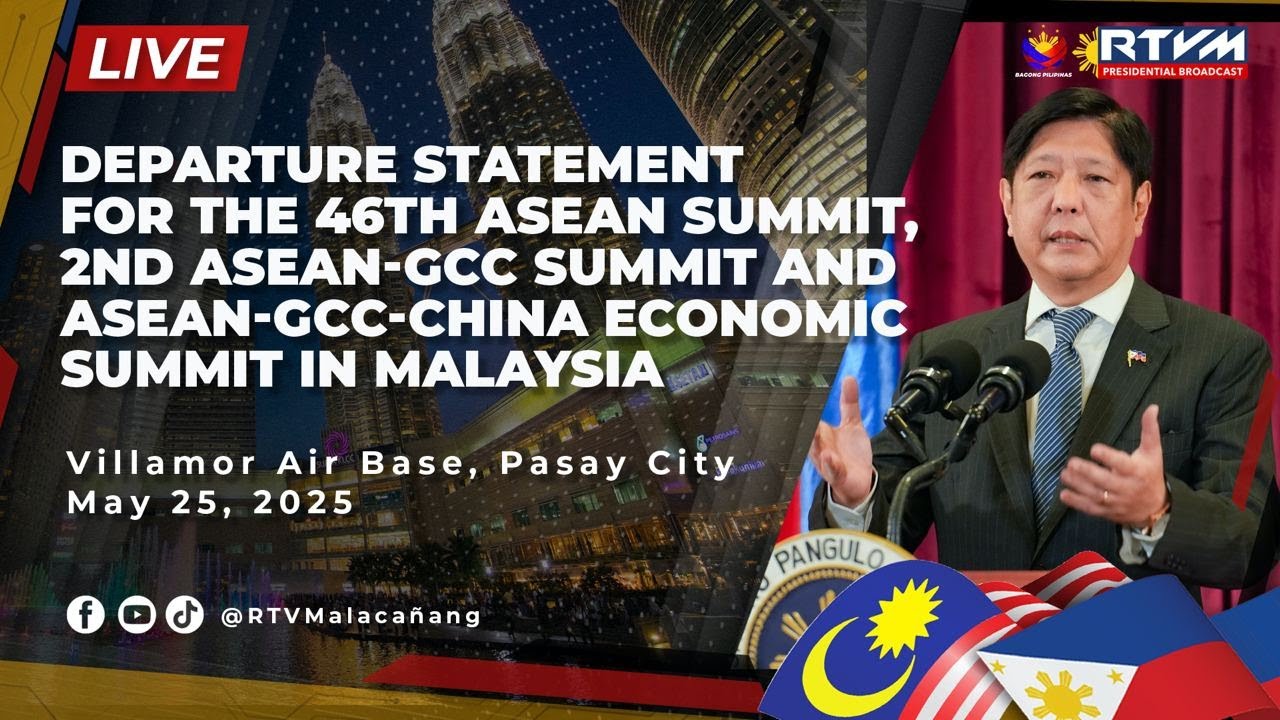 Departure Statement for the 46th ASEAN Summit 05/25/2025 - YouTube