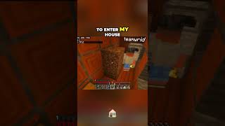 Breaking into George's House in Minecraft #shorts