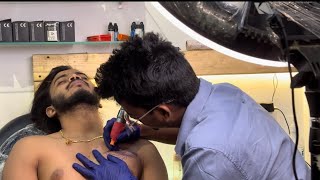 Cover Tattoo with Flute 🪈🦚 | gogo2728 | deepesh_zo | mr_roshan | belike zuvvy | shubham | #vlog