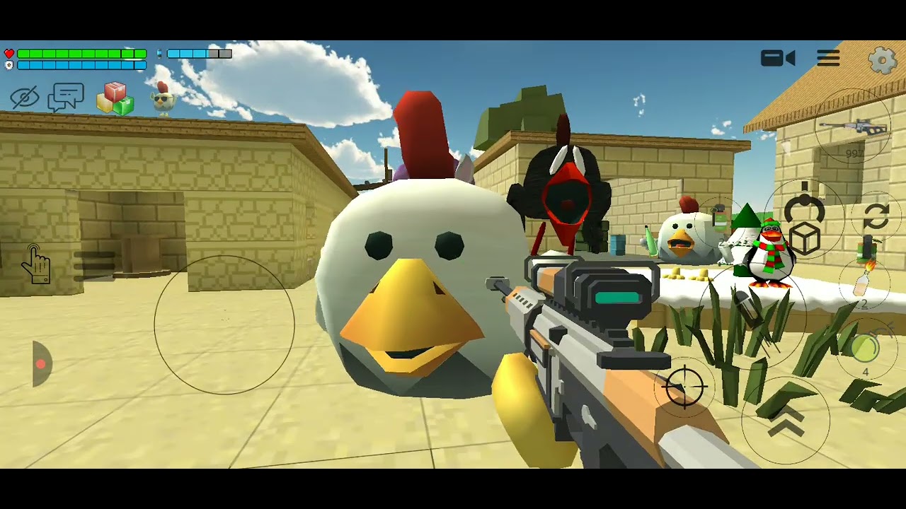 Game play de chicken gun dnv - YouTube