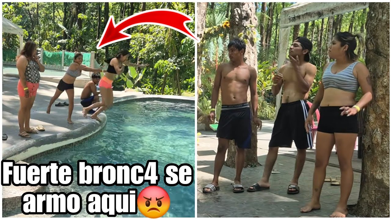 Gran esc4ndalo se arm0 en las piscinas|Beatris rempujo a la Flaka sin saber nadar😡