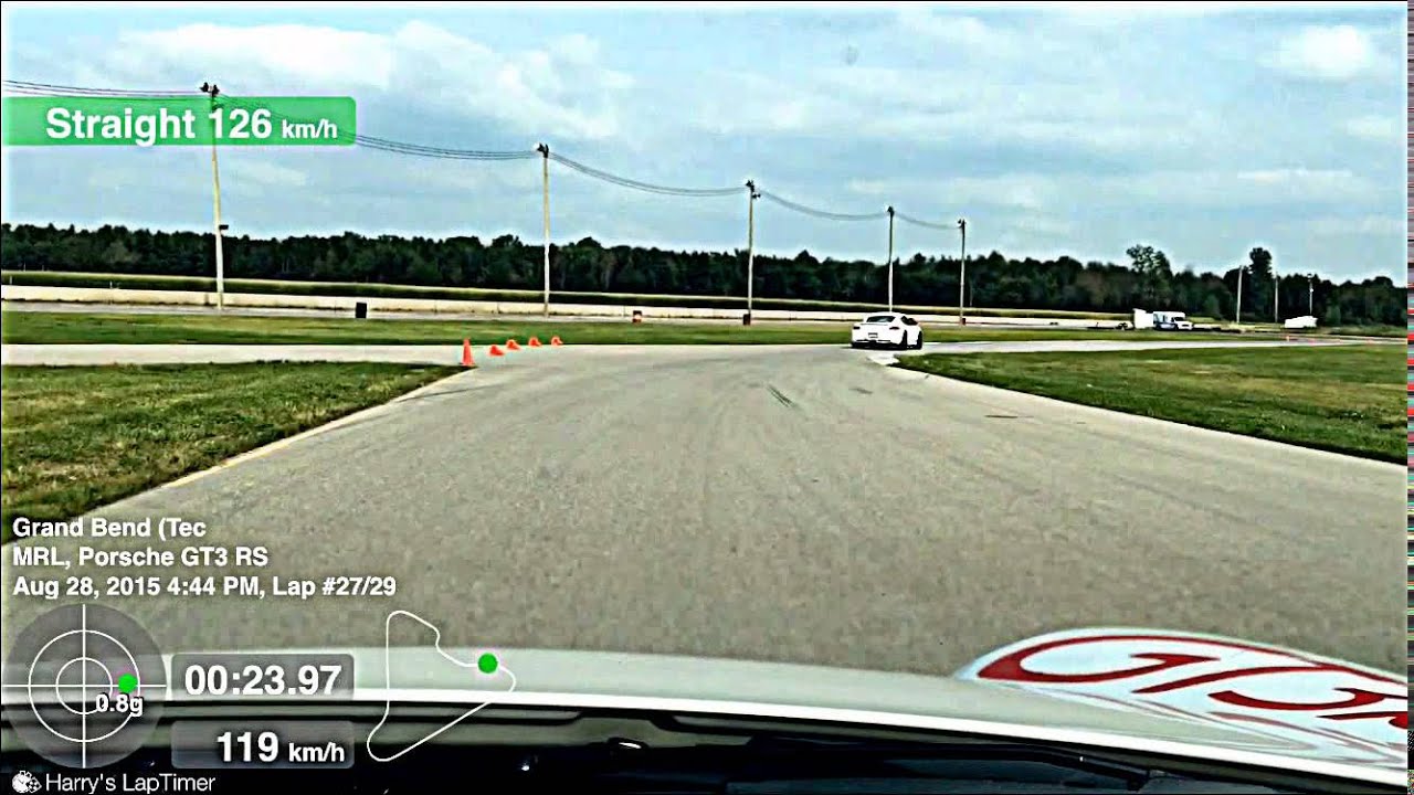Porsche GT3 RS Hot Lap At Grand Bend Motorplex