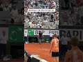 ZVEREV IS FIRED UP WORKING FOR THE CROWN 👑🔥 #rolandgarros #tennis