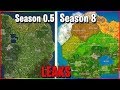 Fortnite Map Evolution Season 1 To 7