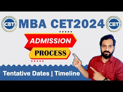 MBA CET 2024 Admission Process | Tentative Dates | Timeline | #mba # ...