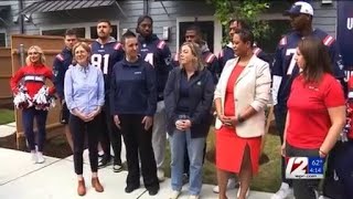Patriots players give back to young adults aging out of foster care