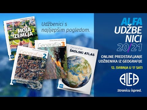 Geografija - Online predstavljanje Alfa-udžbenika 20/21