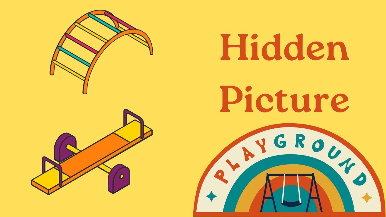 Hidden Picture Playground|I Spy With My Little Eye| ESL Game