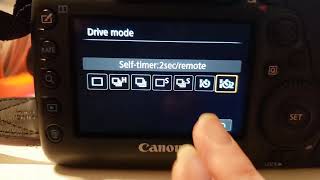 How to set the 10 second timer on a Canon Eos 5D Mark IV screenshot 3