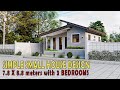 3 BEDROOM BUNGALOW | SIMPLE SMALL HOUSE DESIGN IDEA