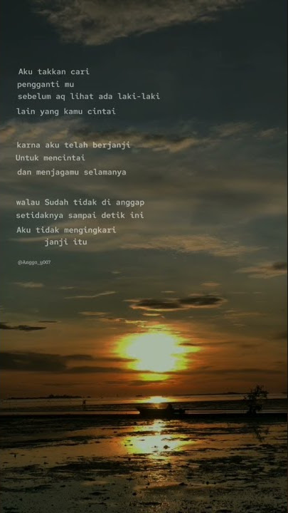 story wa melukis senja