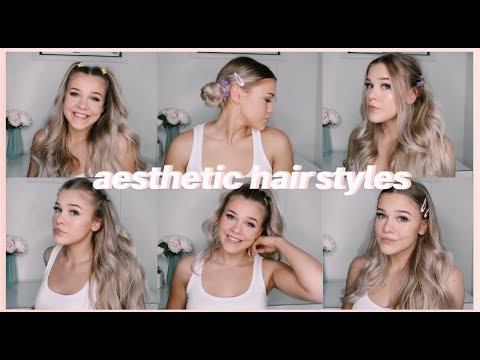 Aesthetic Hairstyles Quick And Easy Youtube