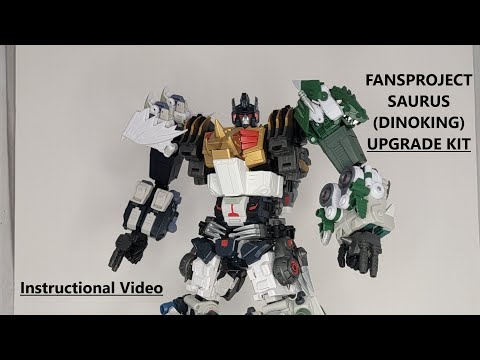 FANS PROJECT DINO1～6 SAURUS ダイノキング似 未使用 OLD Transformers Fansproject Saurus Dinoking Upgrade Kit