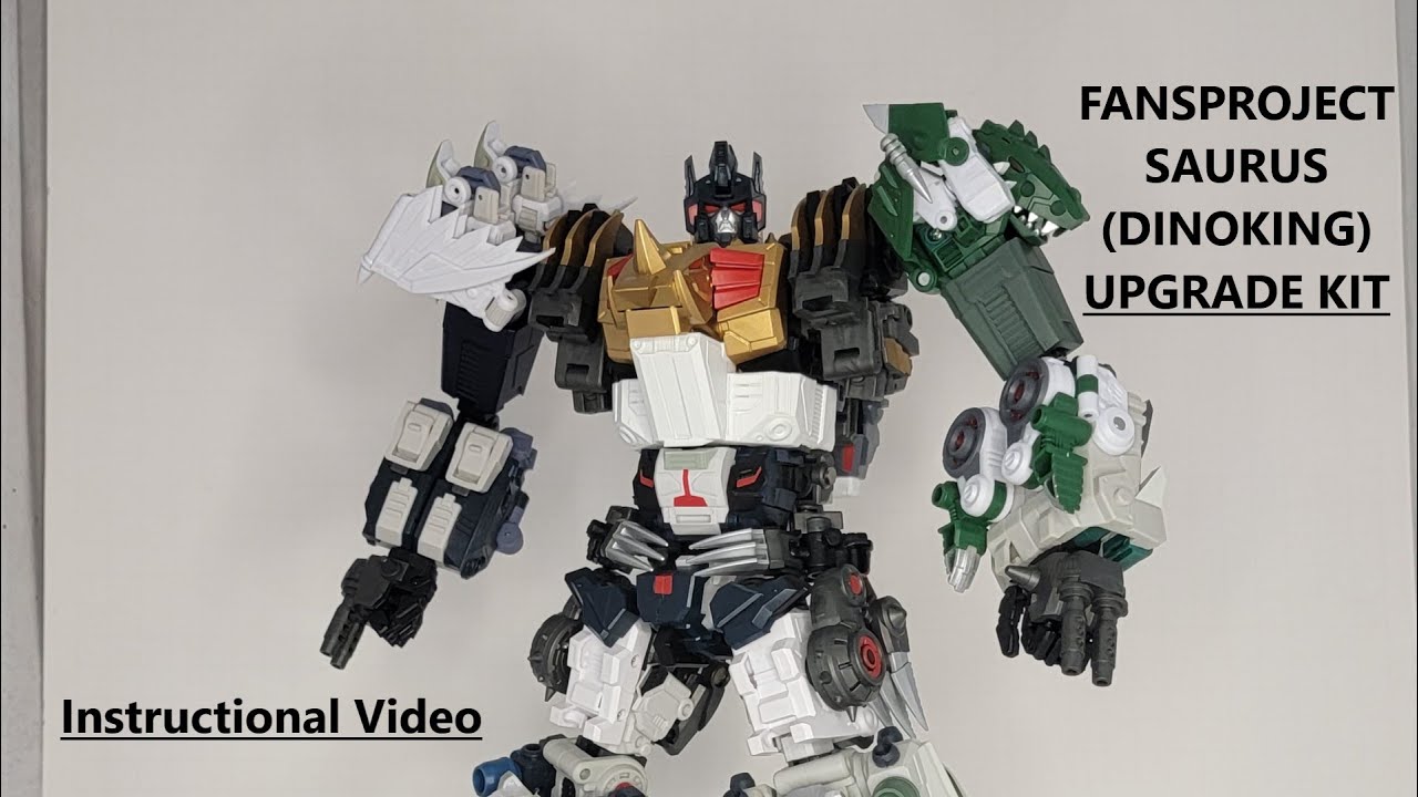 OLD Transformers Fansproject Saurus Dinoking Upgrade Kit