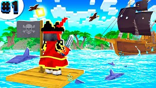 Can I Survive This DEADLY OCEAN in Minecraft - PIRATES  EP1