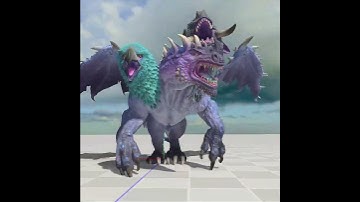 Total War: WARHAMMER III  Chimera animation