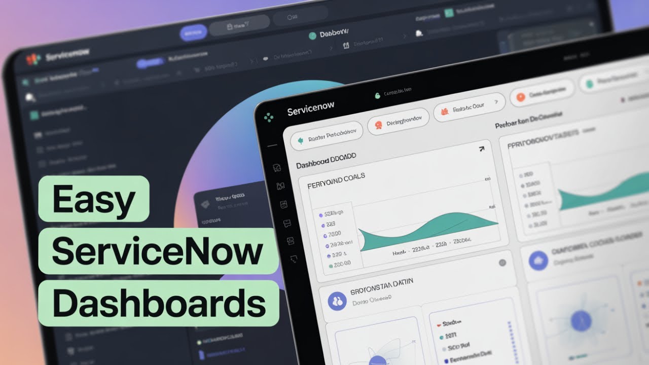 Как создавать панели мониторинга в ServiceNow (2025)