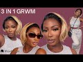 PERFECT PIXIE WIG FOR SUMMER! | 3 IN 1 GRWM FT WOWAFRICAN