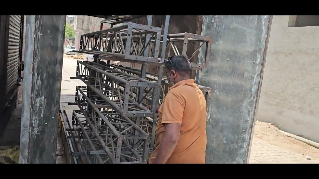 check truss trolley moving in oven