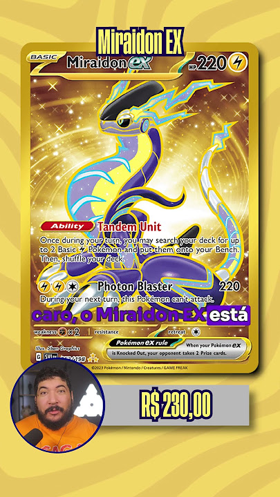 TOP 10 CARTAS POKÉMON MAIS RARAS E VALIOSAS de Escartale e Violeta 