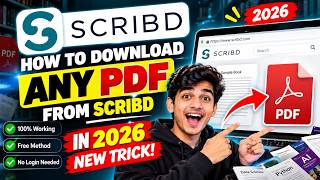 🔥 How to Download Any PDF from Scribd in 2026 | New Trick 💯